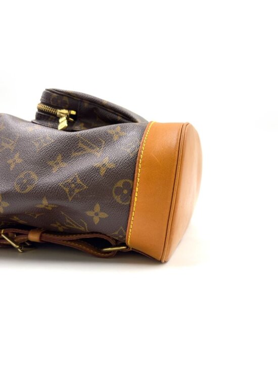 Louis Vuitton Montsouris GM Monogram Leather Brown Light Backpack Gold main image 12